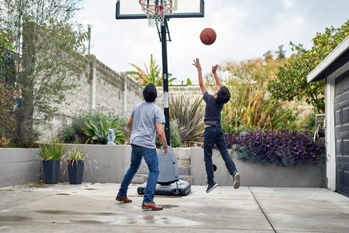 Driveway Hoops Precision Lift